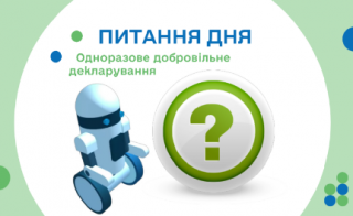 Питання дня щодо одноразового добровільного декларування