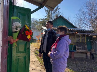 Ветерана війни Галину Полтавцеву привітали з 96-річчям