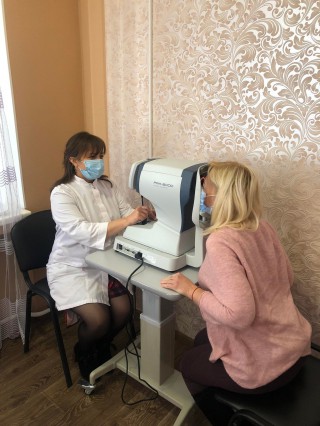 БОРІВСЬКА ЦЕНТРАЛЬНА ЛІКАРНЯ ПРИДБАЛА СУЧАСНИЙ АПАРАТ ДЛЯ ДІАГНОСТИКИ ОКА - КЕРАТОРЕФРАКТОМЕТР