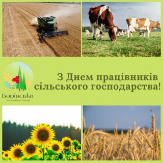 Привітання Борівського селищного голови з Днем працівників сільського господарства