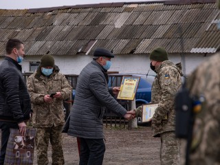 Військовослужбовців Борівщини привітали з професійним святом