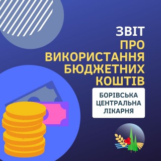 Звіт про використання коштів, виділених з селищного бюджету Борівській центральній лікарні за січень - листопад 2021 року