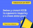 Податкова інформує про зміни у сплаті податків для ФОП з 1 січня 2022 року