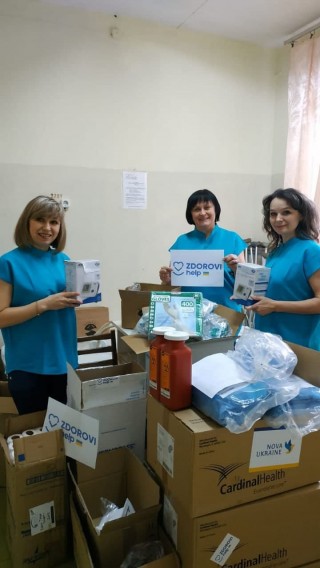 Борівська центральна лікарня отримала медичні матеріали від агенції ЗДОРОВІ
