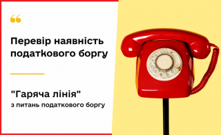 Перевір наявність податкового боргу!