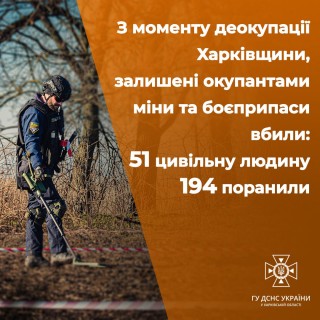 Висока мінна небезпека на Харківщині!