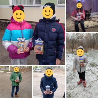 Солодощі на Миколая для дітей з родин вразливих категорій