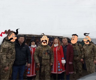 У Борівській громаді привітали з Масляною захисників України та стражів порядку