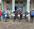 Борівська громада отримала 8 електровелосипедів