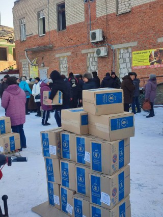 У Боровій продовжується надання гуманітарної допомоги мешканцям, які залишаються в громаді