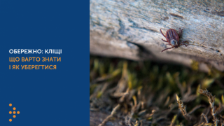 ОБЕРЕЖНО: КЛІЩІ!