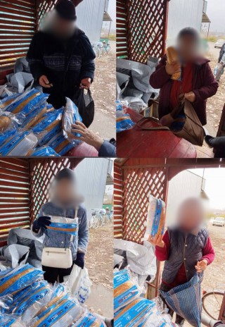 Попри небезпеку дронових атак у Борову та Підлиман привезли гуманітарний хліб