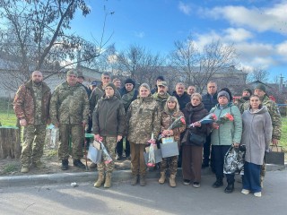 Напередодні Дня Збройних Сил України в Ізюмі привітали захисників і захисниць з Борівської громади