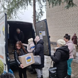 Жителі двох старостатів Борівської громади отримли гуманітарну допомогу від ГО "Звичайні люди"