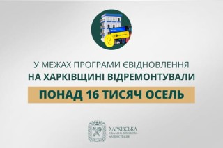 «У межах програми єВідновлення на Харківщині відремонтували понад 16 тисяч осель», — Олег Синєгубов