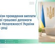 Механізм проведення виплати разової грошової допомоги до Дня Незалежності України у 2026 році