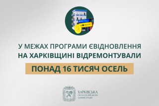 «В межах програми єВідновлення на Харківщині відремонтували понад 16 тисяч осель», — Олег Синєгубов