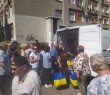 У Харкові продовжувалась видача продовольчої допомоги переселенцям з Борівської громади