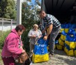 14 серпня в Ізюмі відбулася видача гуманітарної допомоги переселенцям з Борової