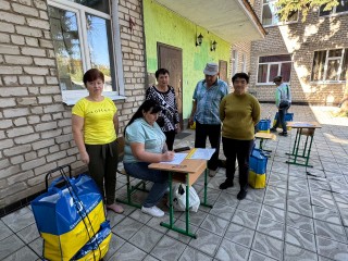 20 серпня мешканці ще трьох старостатів Борівської громади отримали гуманітарну допомогу в Ізюмі