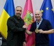 Олег Синєгубов відзначив Костянтина Ананченка, який здобув золоту медаль чемпіонату світу з дзюдо серед ветеранів